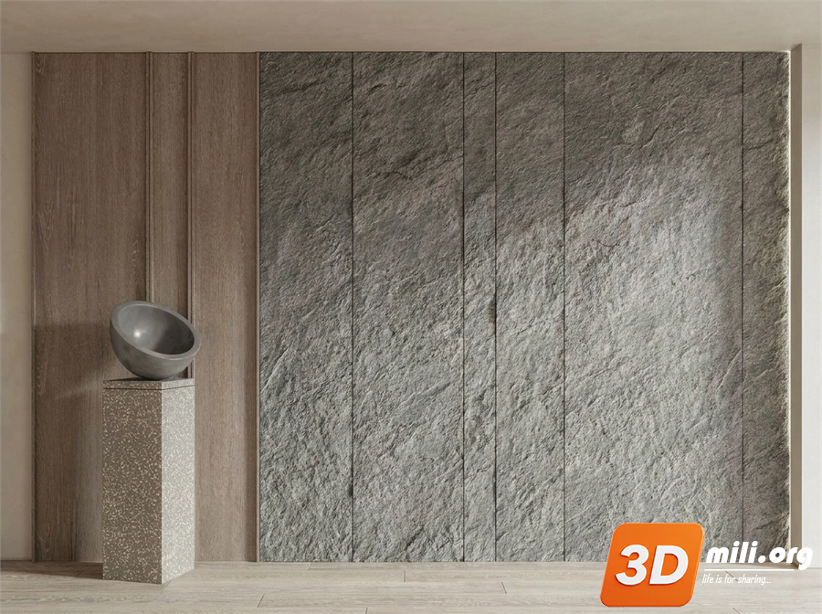 Stone Wall Skp Files